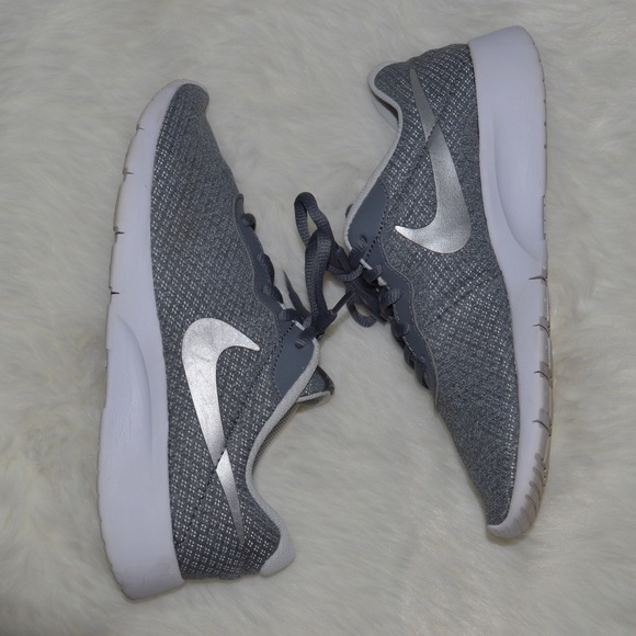 Nike Other - Nike 6Y or Women's 7.5 silver grey Tanjun shoes